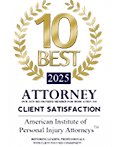 American Institute of Personal Injury Attorneys™ - 10 Best