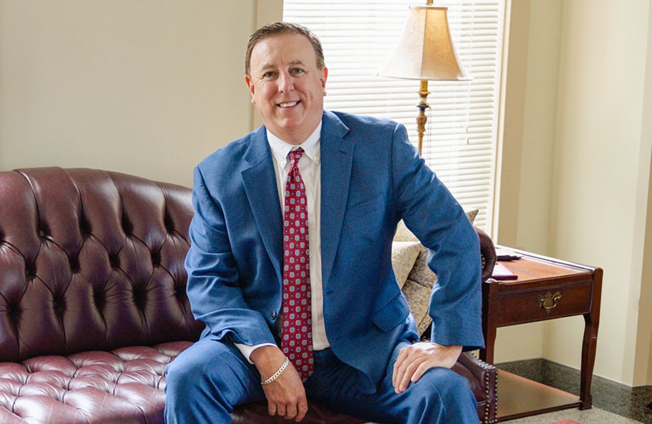 Anthony Montagna sitting on a couch