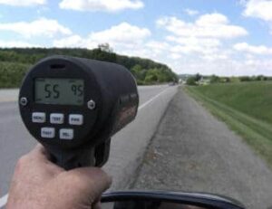 Police radar detection gun